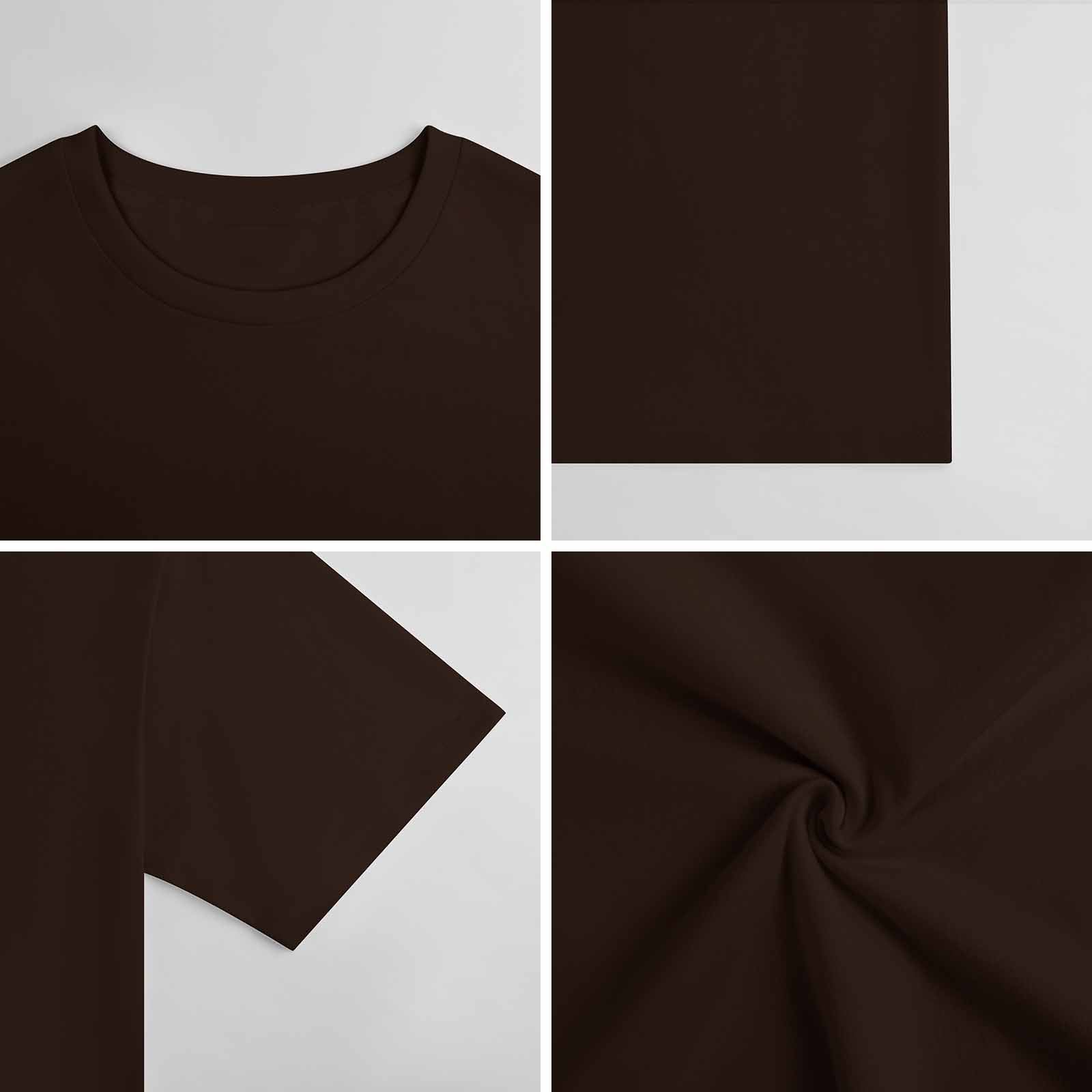 New 2025 Pure cotton short sleeved T-shirt two side print
