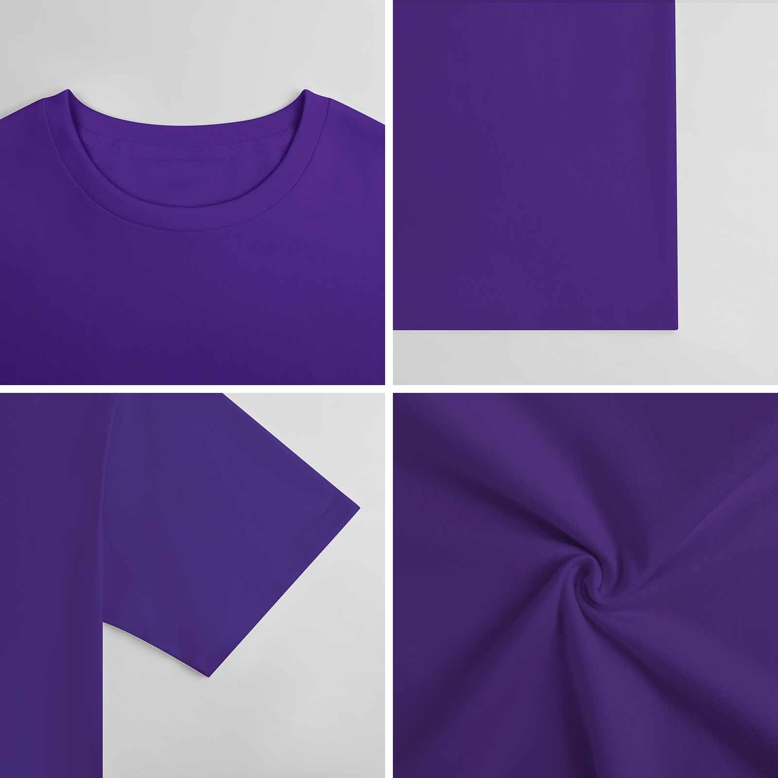 New 2025 Pure cotton short sleeved T-shirt two side print