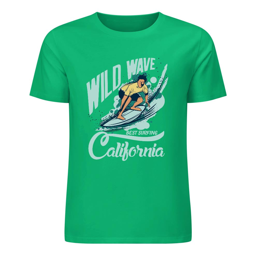 New 2025 Pure cotton short sleeved T-shirt two side print