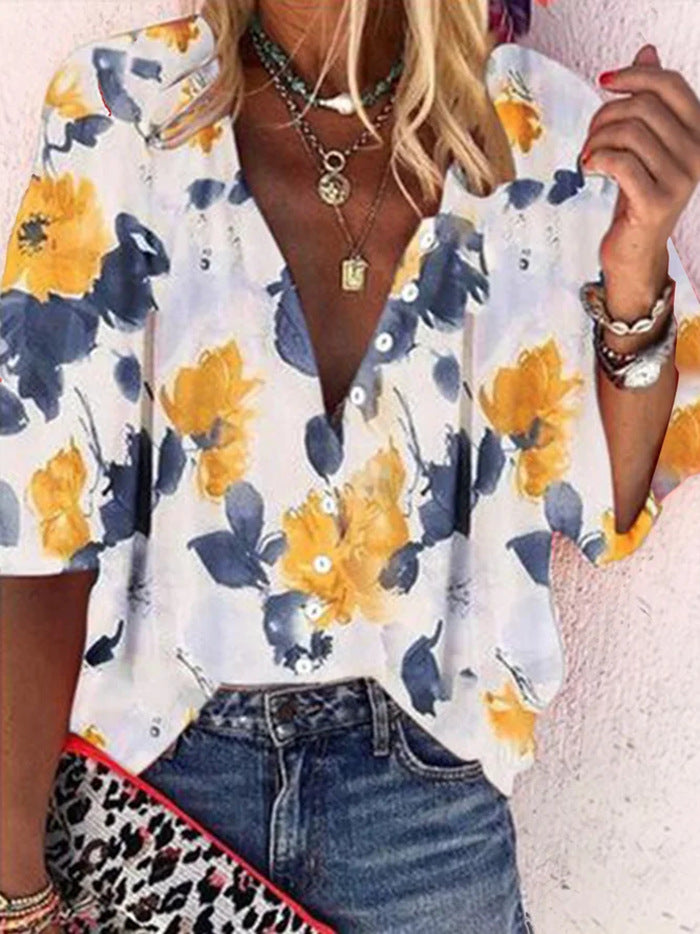 Women's Summer Printed Shirt