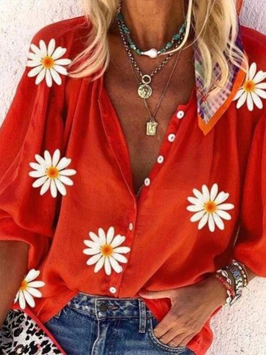 Women's Summer Printed Shirt