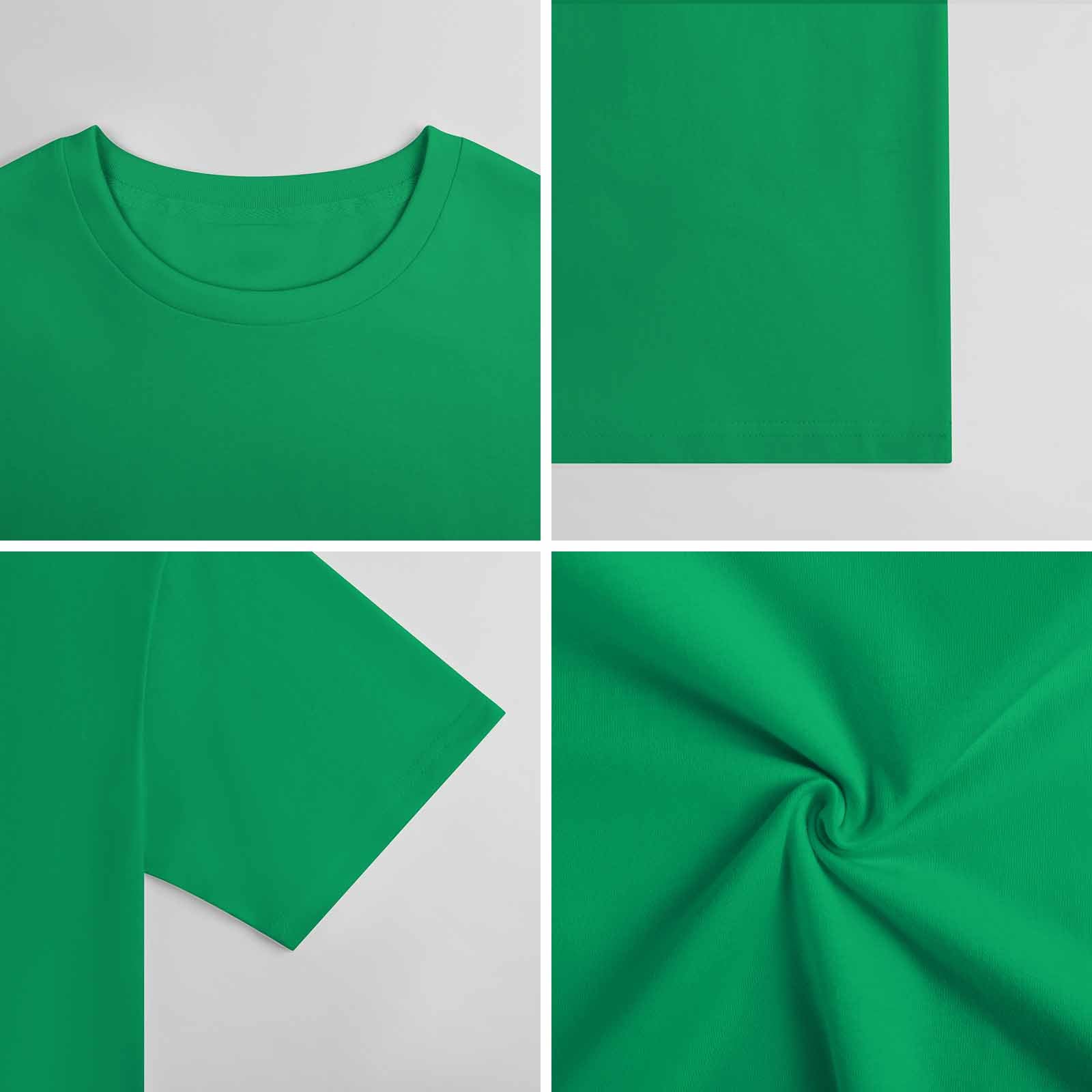 New 2025 Pure cotton short sleeved T-shirt two side print
