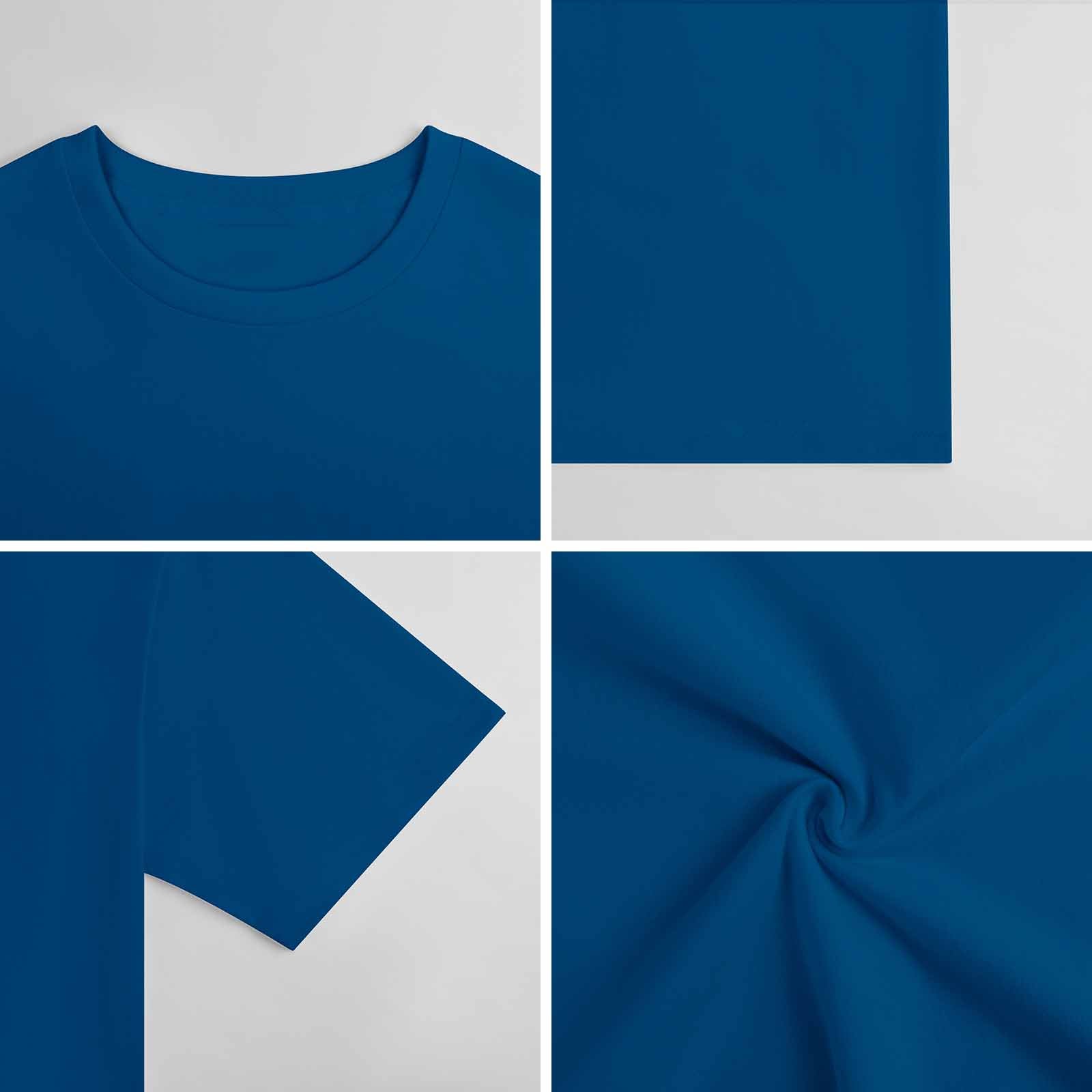 New 2025 Pure cotton short sleeved T-shirt two side print