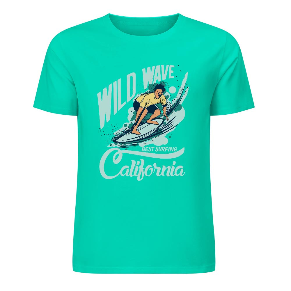New 2025 Pure cotton short sleeved T-shirt two side print