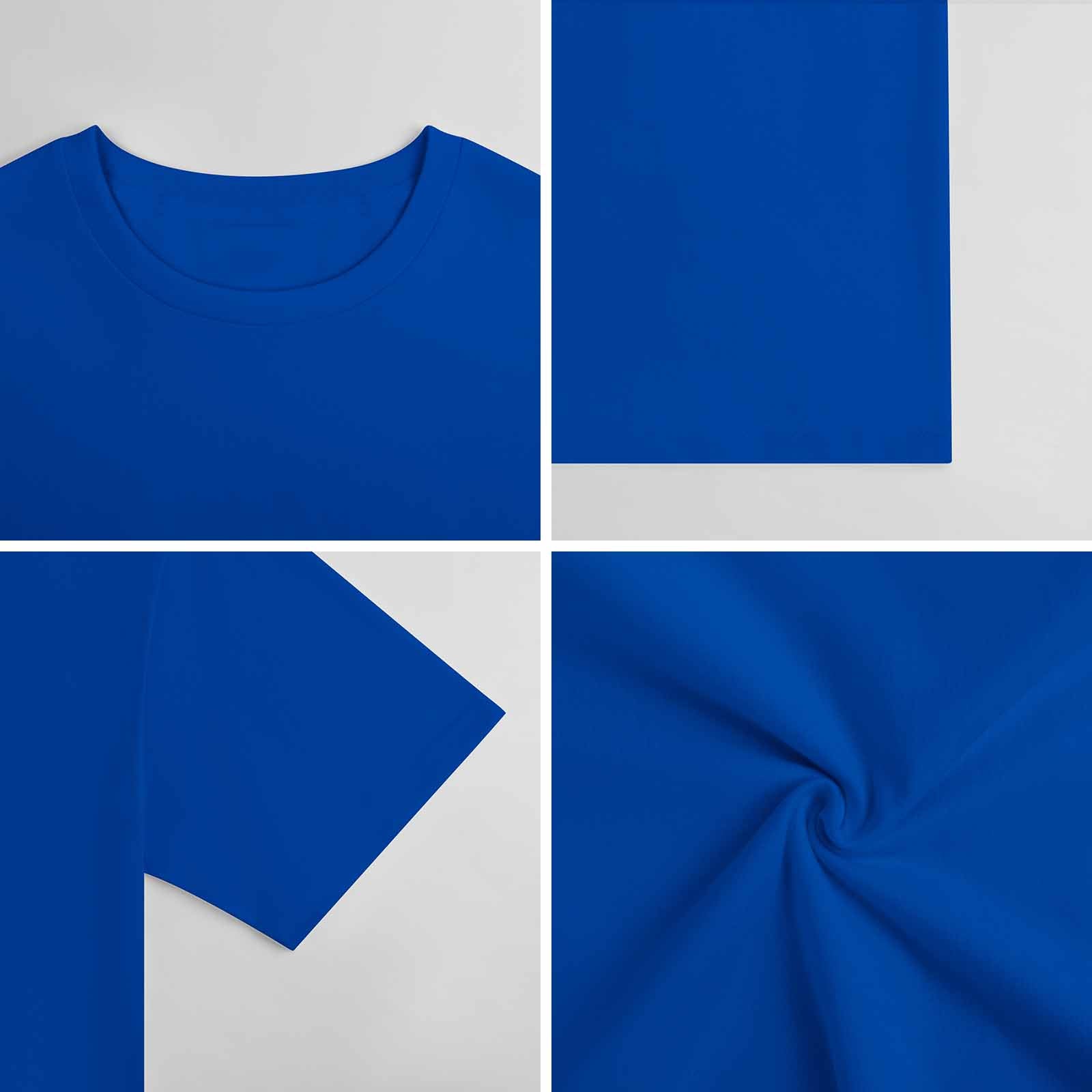 New 2025 Pure cotton short sleeved T-shirt two side print