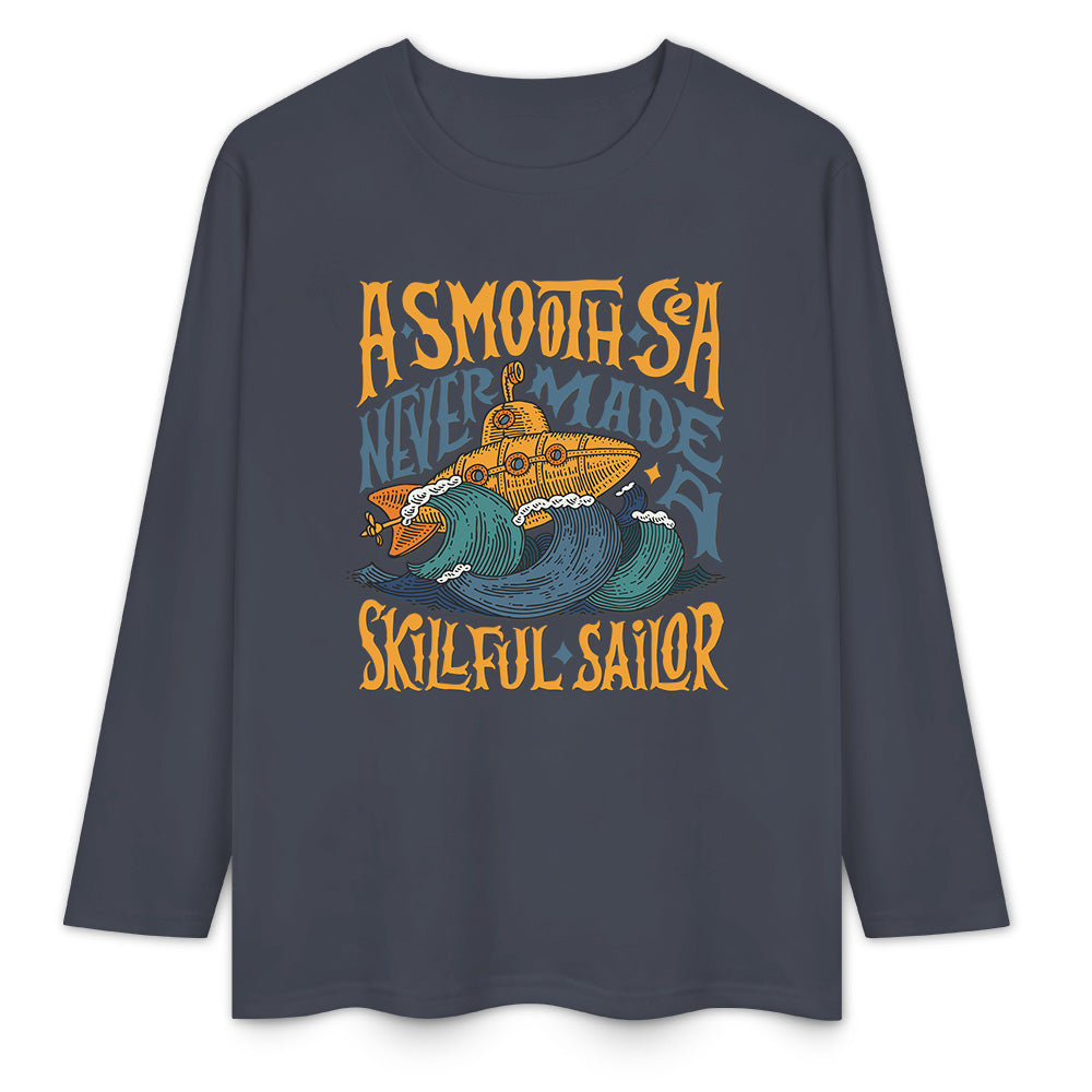 Pure cotton long sleeved T-shirt Multiple colors available