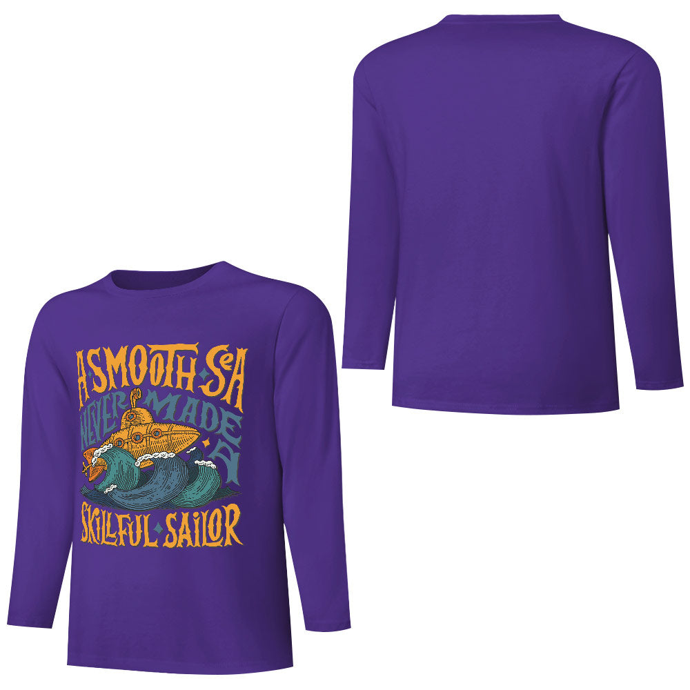 Pure cotton long sleeved T-shirt Multiple colors available