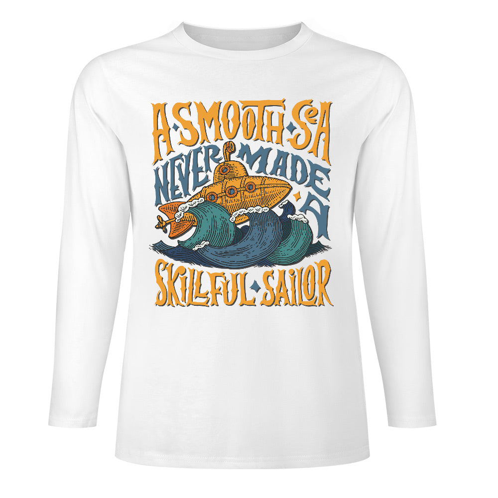 Pure cotton long sleeved T-shirt Multiple colors available