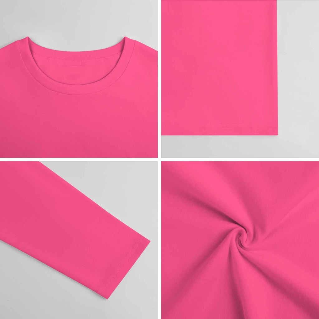 Pure cotton long sleeved T-shirt Multiple colors available