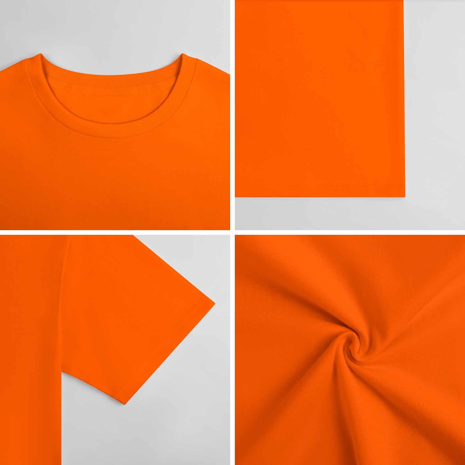 New 2025 Pure cotton short sleeved T-shirt two side print