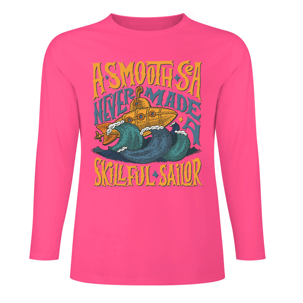 Pure cotton long sleeved T-shirt Multiple colors available