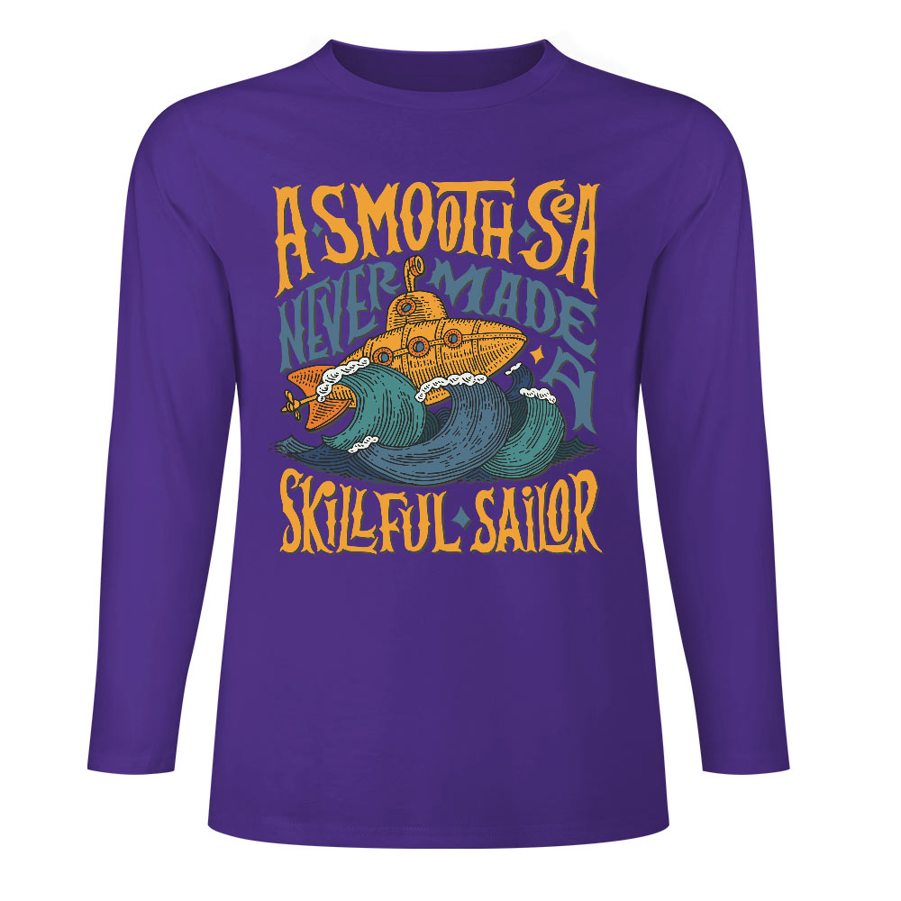 Pure cotton long sleeved T-shirt Multiple colors available