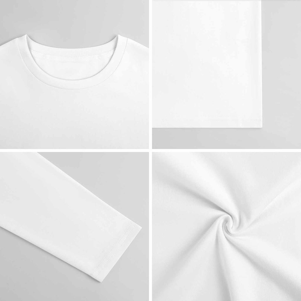 Pure cotton long sleeved T-shirt Multiple colors available