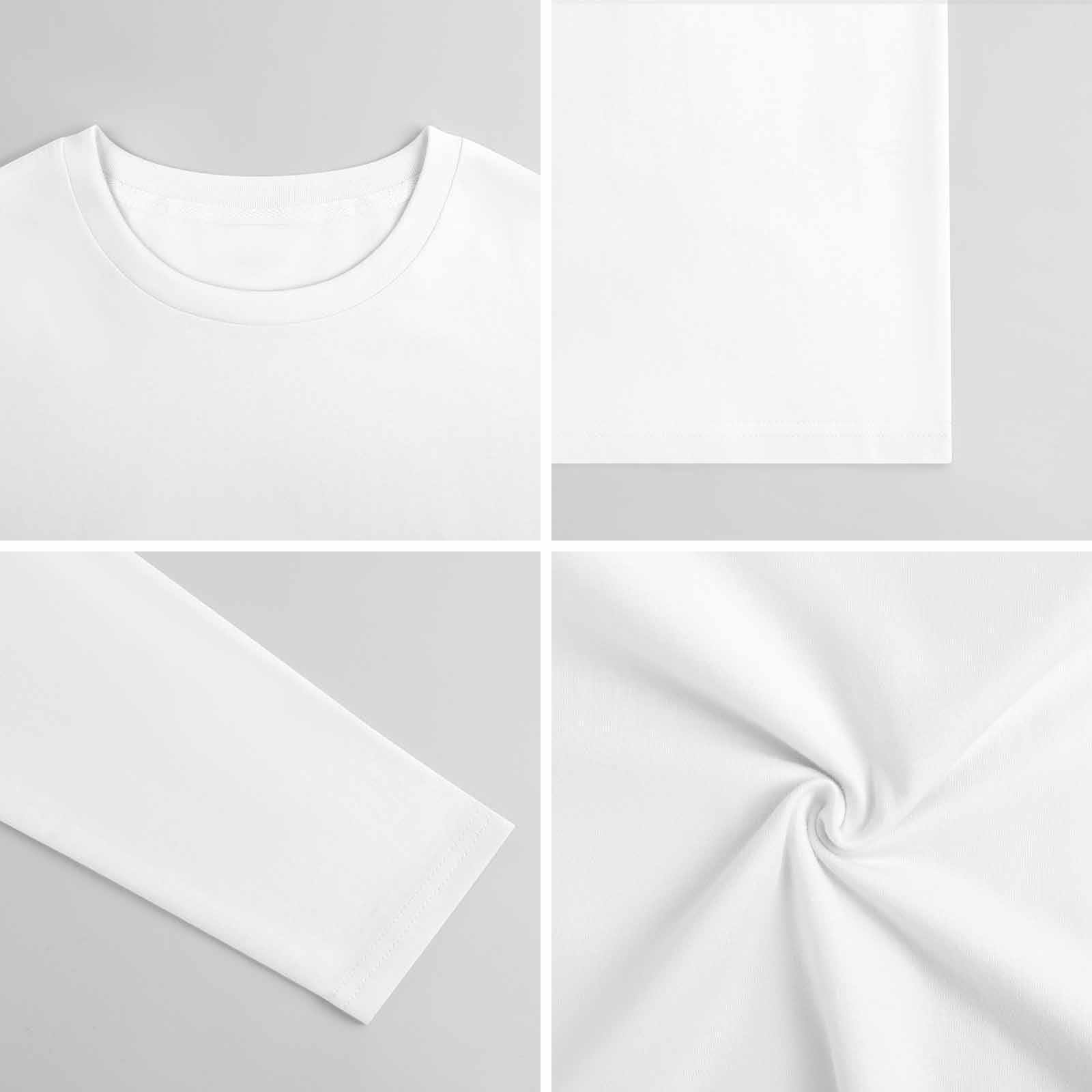 Pure cotton long sleeved T-shirt Multiple colors available