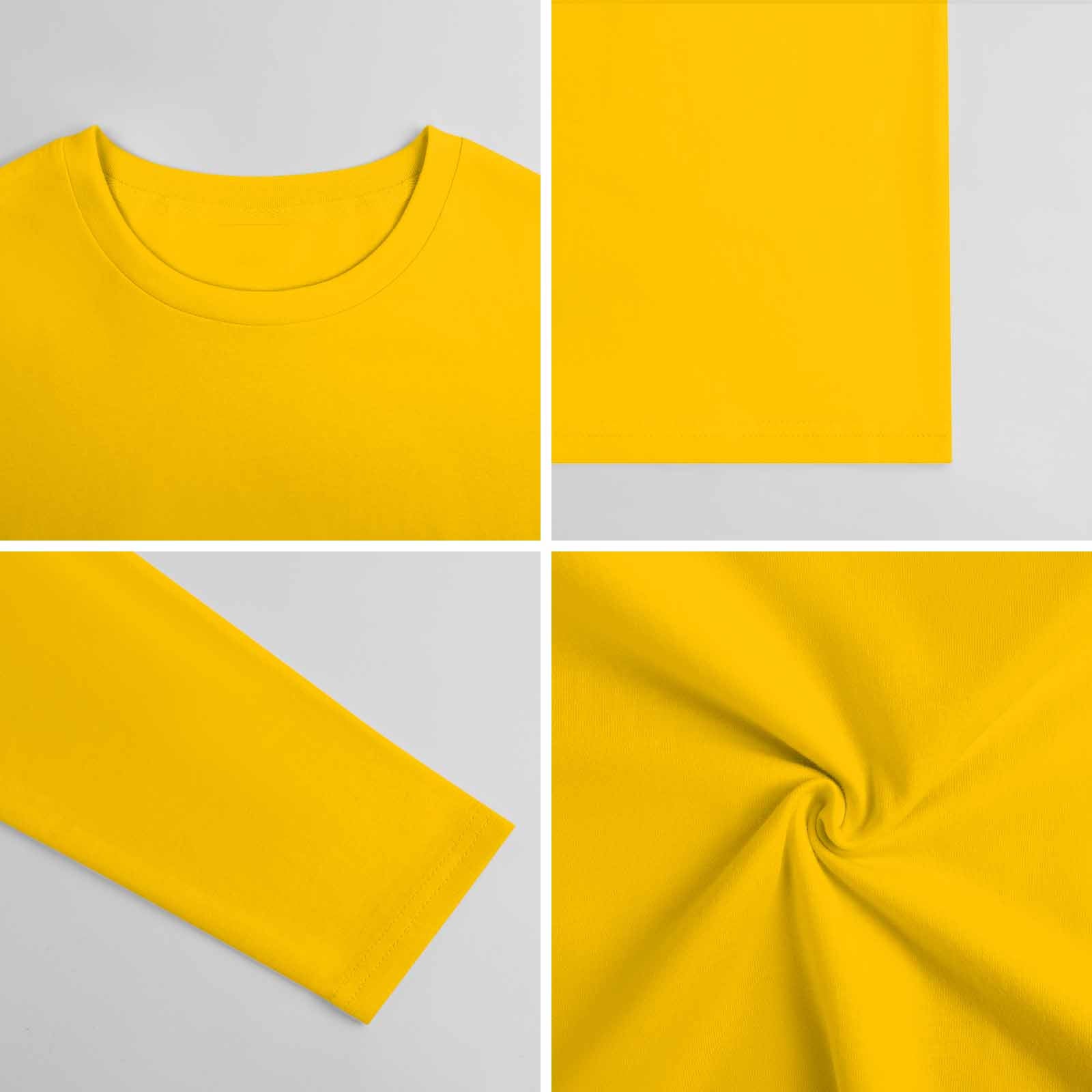 Pure cotton long sleeved T-shirt Multiple colors available