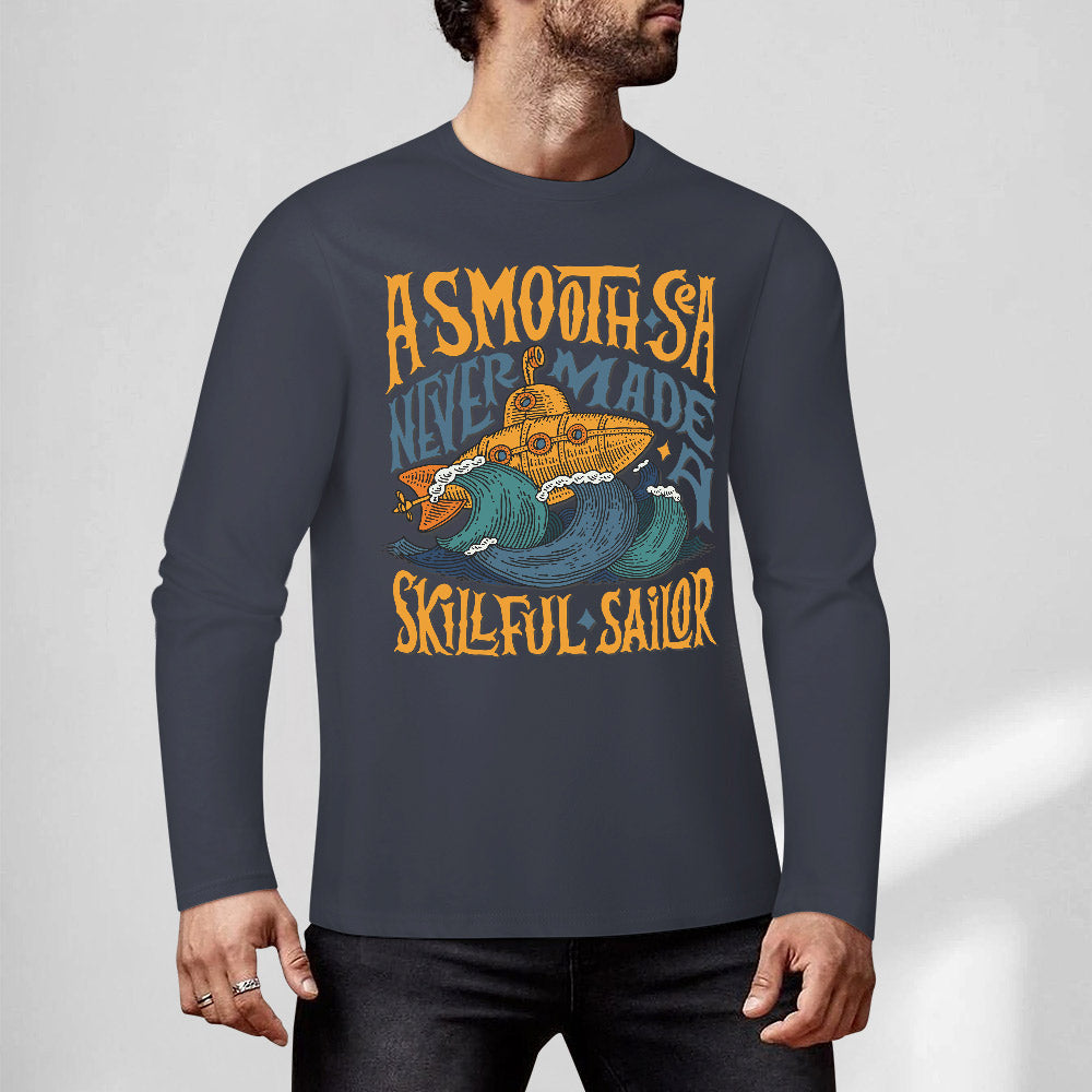 Pure cotton long sleeved T-shirt Multiple colors available