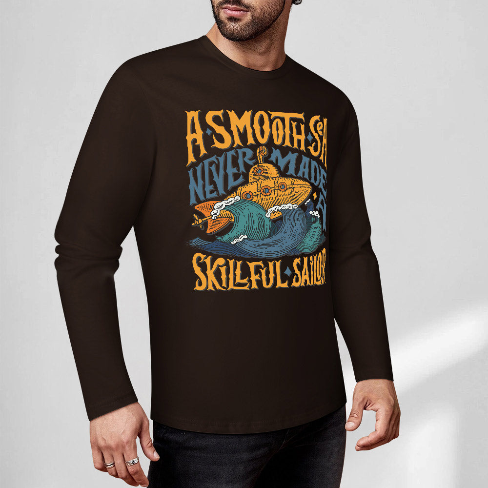 Pure cotton long sleeved T-shirt Multiple colors available