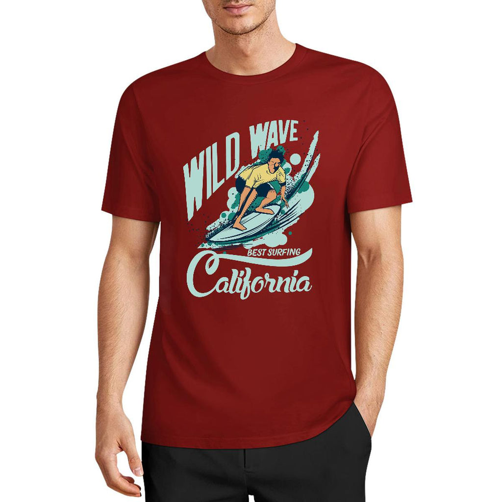 New 2025 Pure cotton short sleeved T-shirt two side print