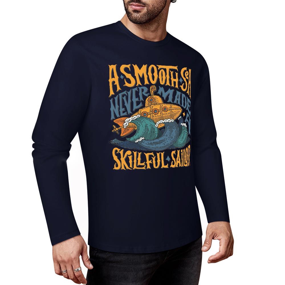 Pure cotton long sleeved T-shirt Multiple colors available