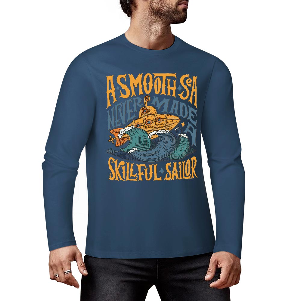 Pure cotton long sleeved T-shirt Multiple colors available