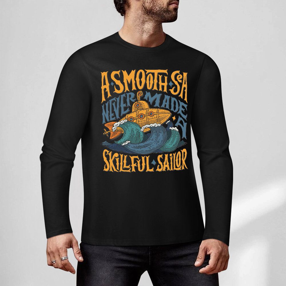 Pure cotton long sleeved T-shirt Multiple colors available