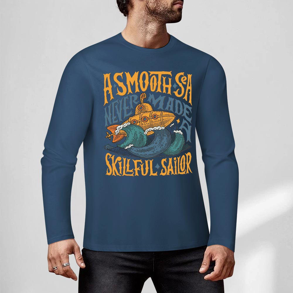 Pure cotton long sleeved T-shirt Multiple colors available