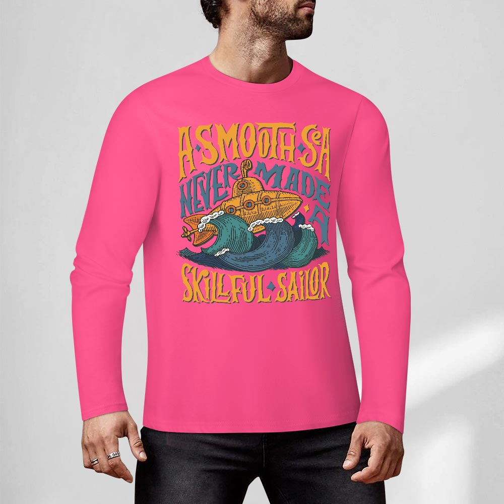 Pure cotton long sleeved T-shirt Multiple colors available