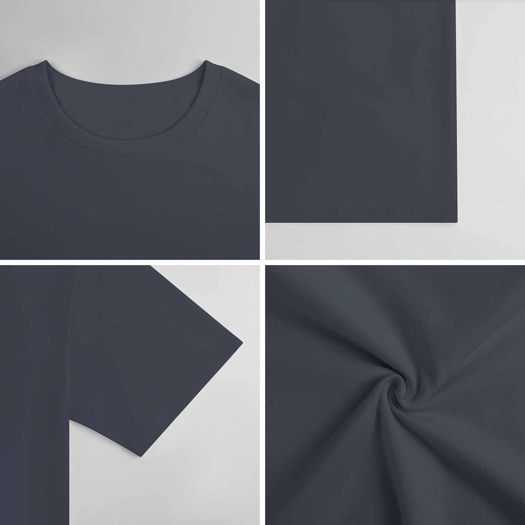 New 2025 Pure cotton short sleeved T-shirt two side print