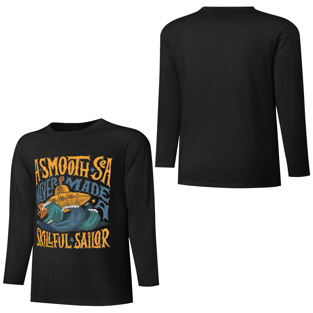 Pure cotton long sleeved T-shirt Multiple colors available