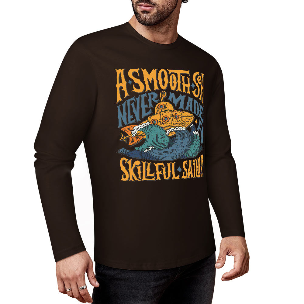 Pure cotton long sleeved T-shirt Multiple colors available