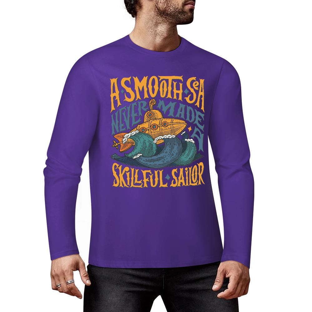 Pure cotton long sleeved T-shirt Multiple colors available