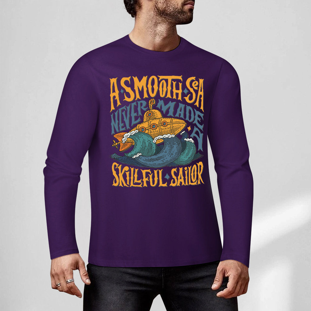 Pure cotton long sleeved T-shirt Multiple colors available