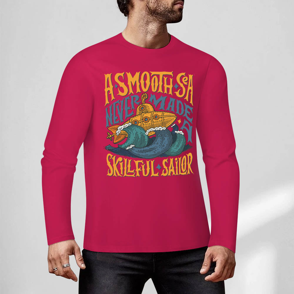 Pure cotton long sleeved T-shirt Multiple colors available