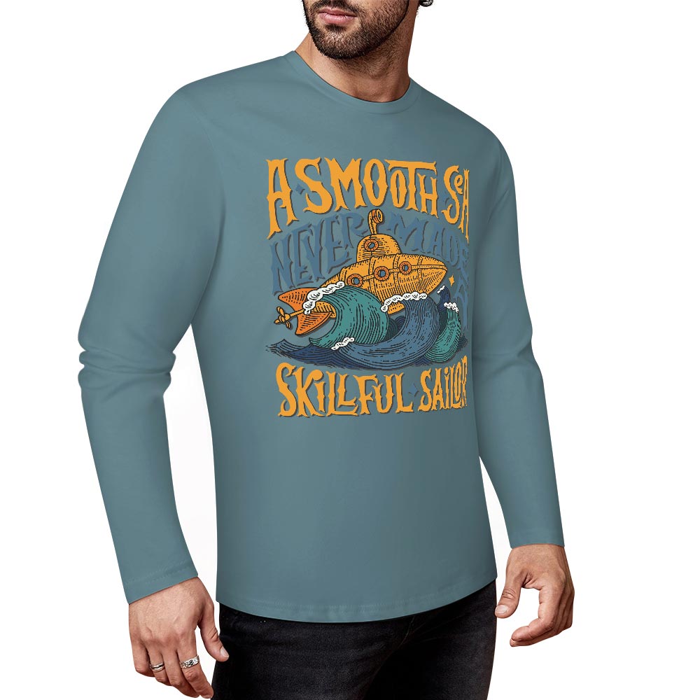 Pure cotton long sleeved T-shirt Multiple colors available