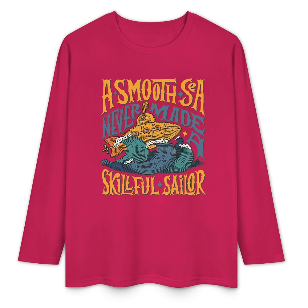 Pure cotton long sleeved T-shirt Multiple colors available