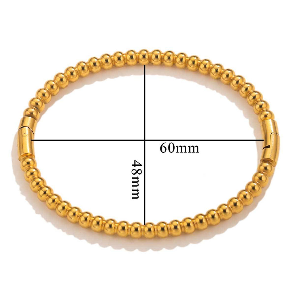 Fashion bamboo titanium steel bracelet female summer niche cold style ins stainless steel retro bamboo jewelry