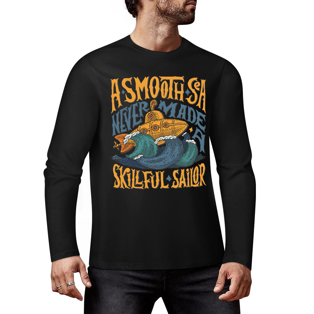 Pure cotton long sleeved T-shirt Multiple colors available