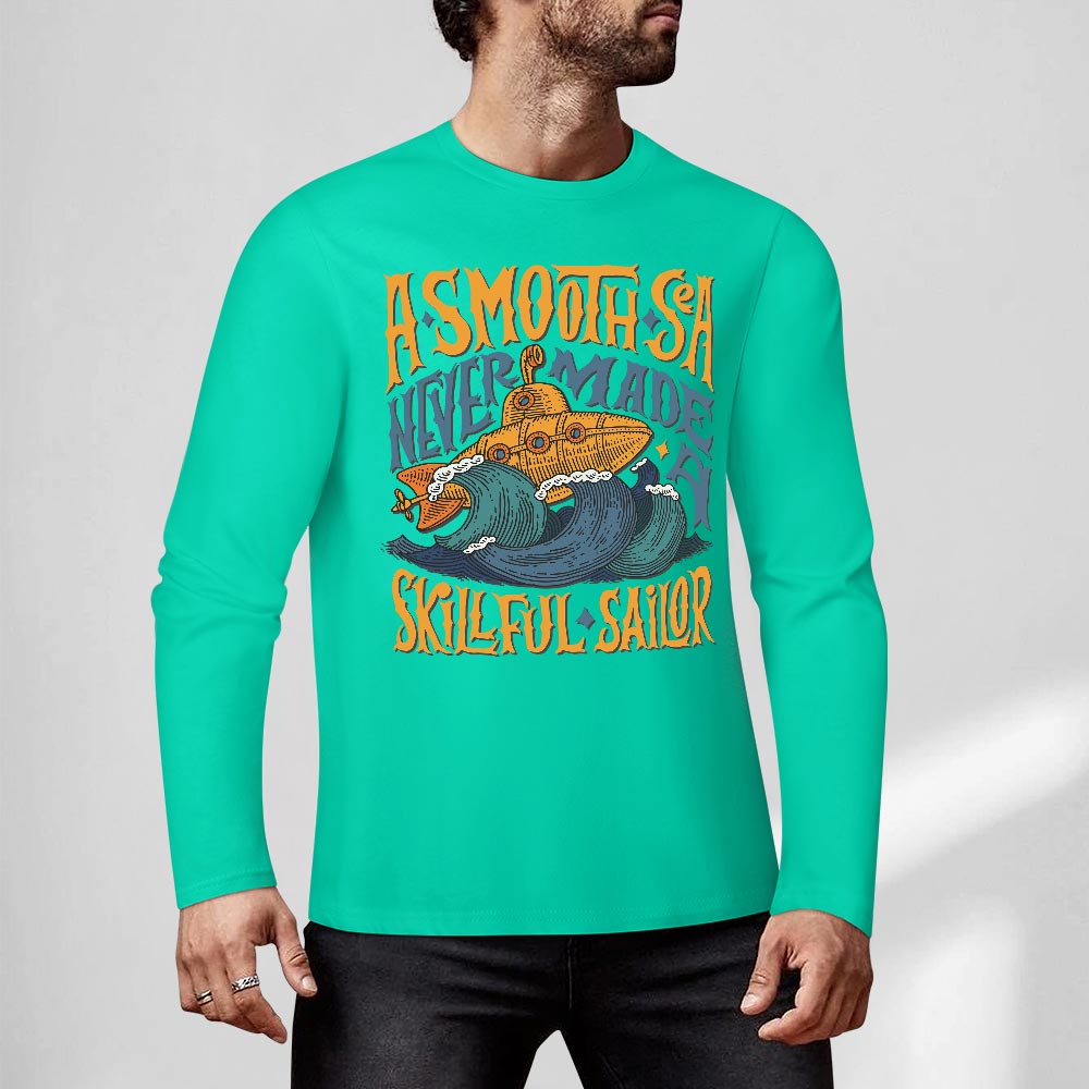 Pure cotton long sleeved T-shirt Multiple colors available