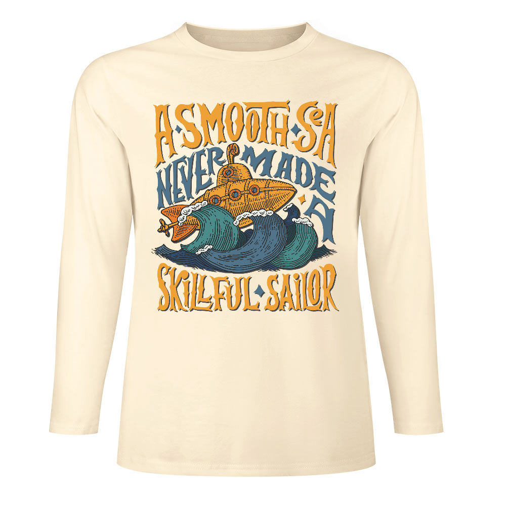 Pure cotton long sleeved T-shirt Multiple colors available