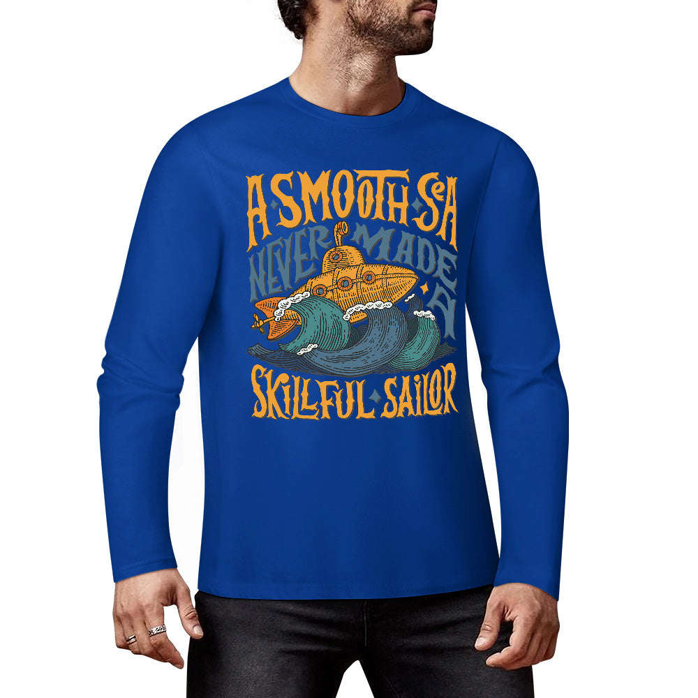 Pure cotton long sleeved T-shirt Multiple colors available