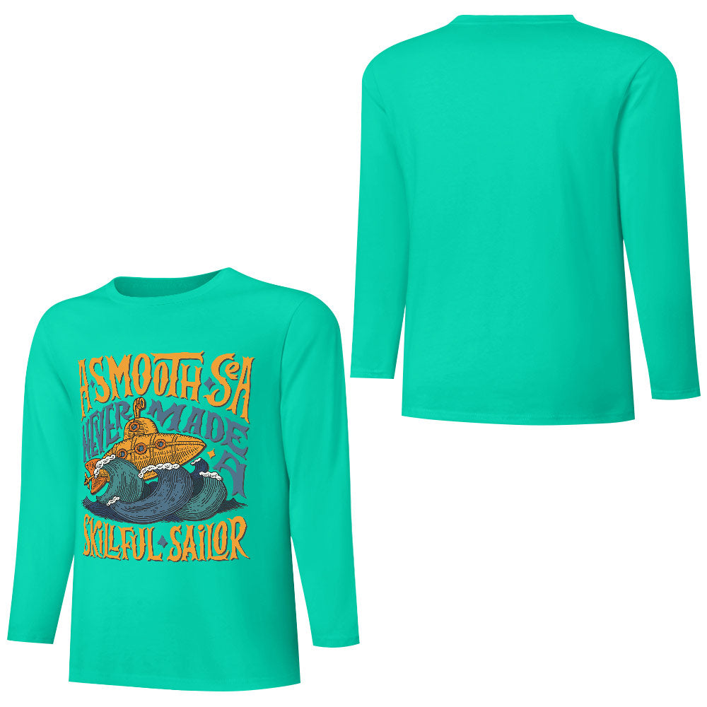 Pure cotton long sleeved T-shirt Multiple colors available