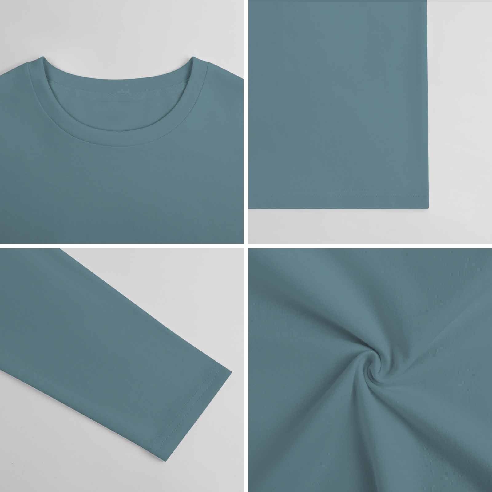 Pure cotton long sleeved T-shirt Multiple colors available