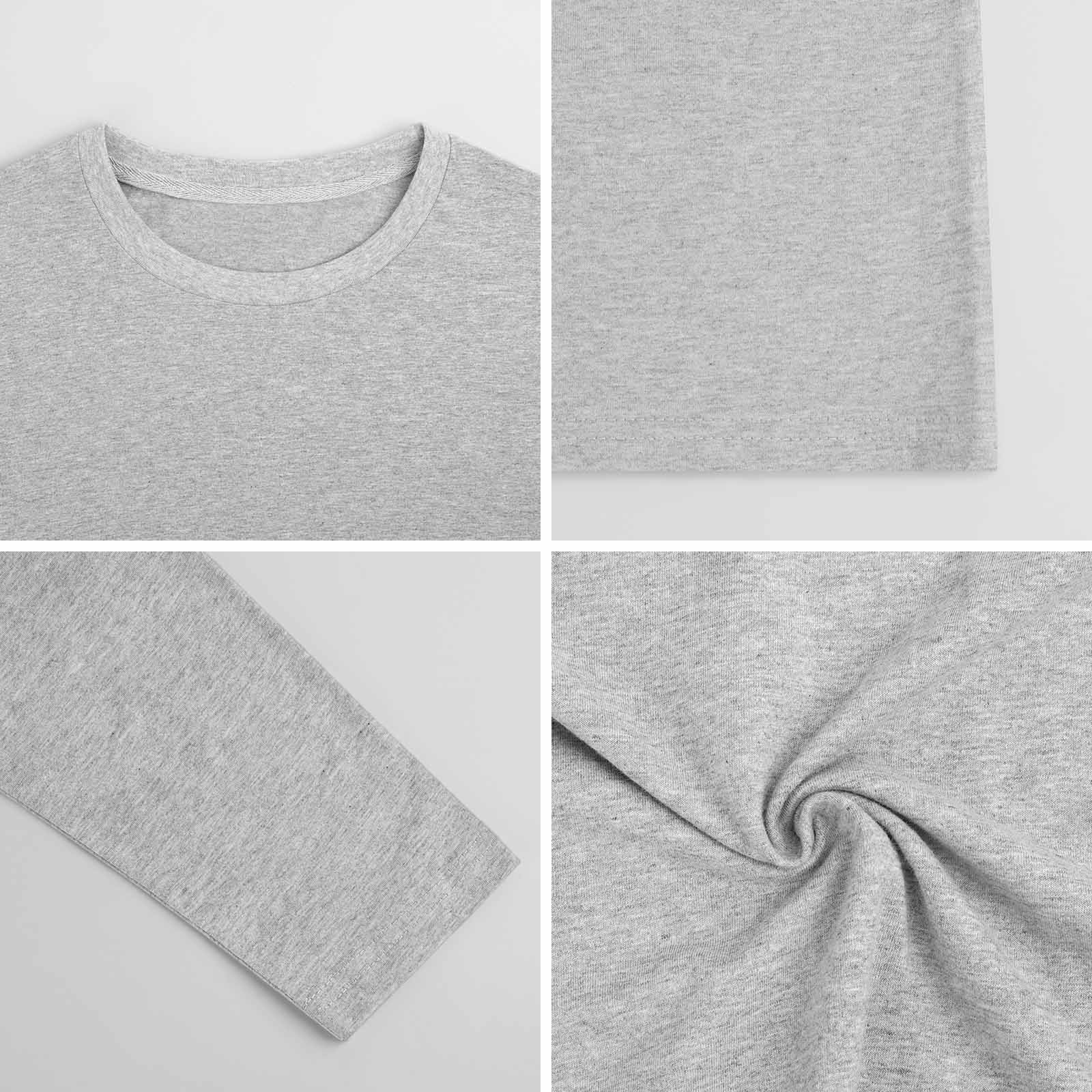 Pure cotton long sleeved T-shirt Multiple colors available