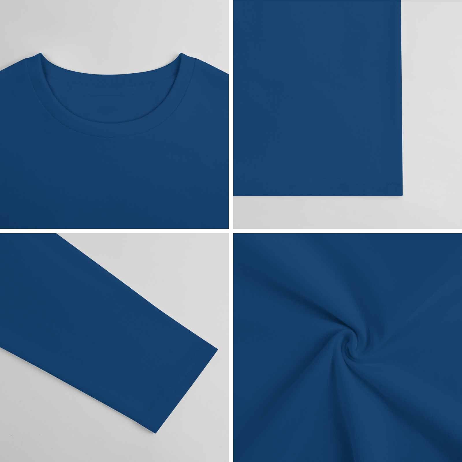 Pure cotton long sleeved T-shirt Multiple colors available