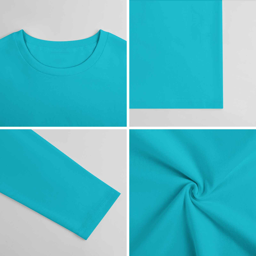 Pure cotton long sleeved T-shirt Multiple colors available