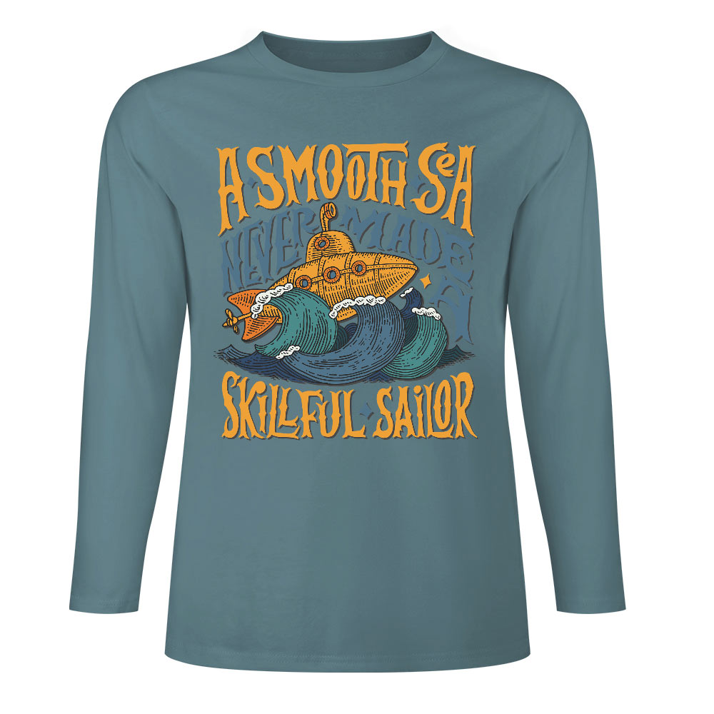 Pure cotton long sleeved T-shirt Multiple colors available