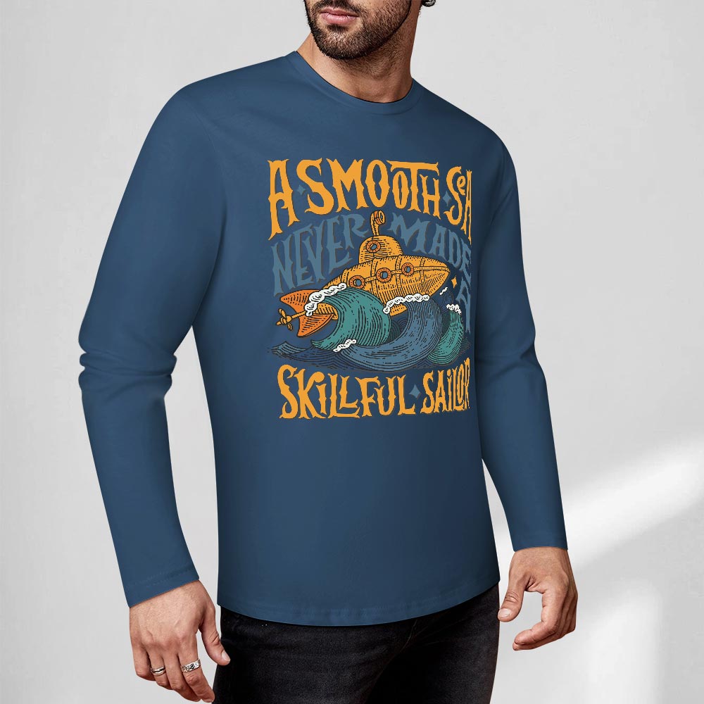 Pure cotton long sleeved T-shirt Multiple colors available