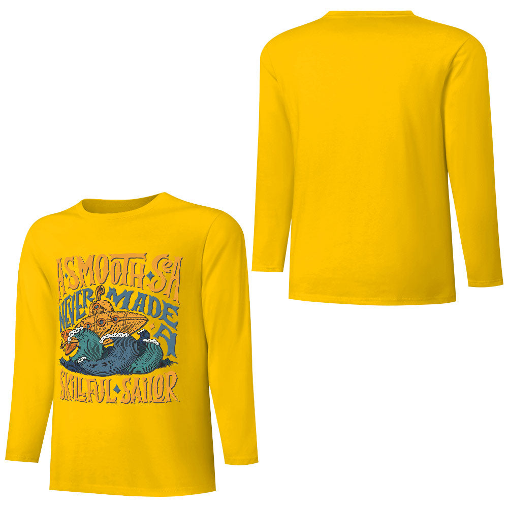 Pure cotton long sleeved T-shirt Multiple colors available