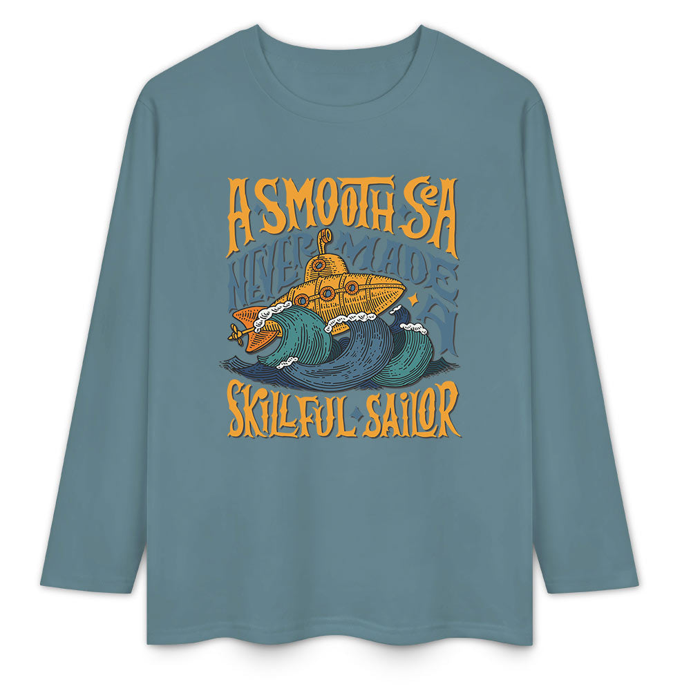 Pure cotton long sleeved T-shirt Multiple colors available