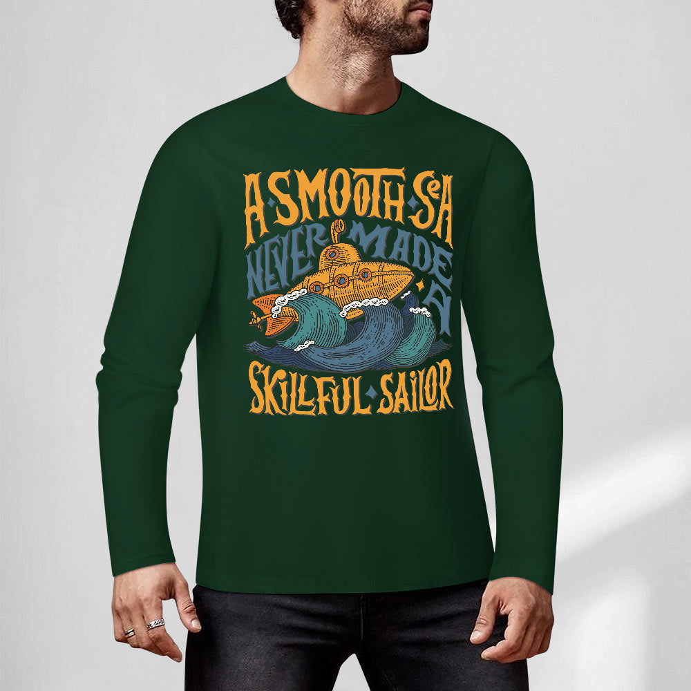 Pure cotton long sleeved T-shirt Multiple colors available